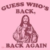 Guess Who's Back? Back Again Happy Easter! Jesus Christ Coaster thumb 2