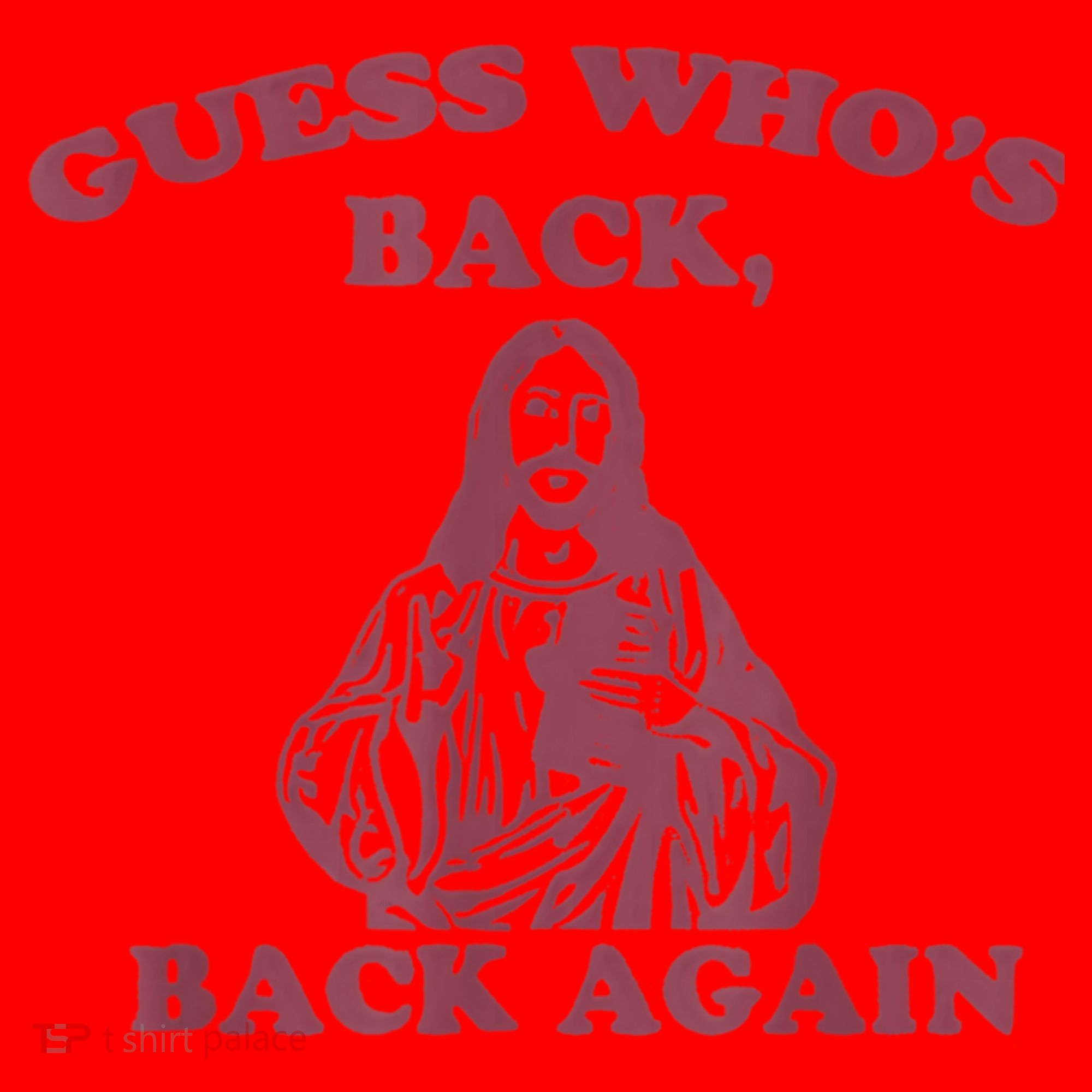 Guess Who's Back? Back Again Happy Easter! Jesus Christ Santa Hat