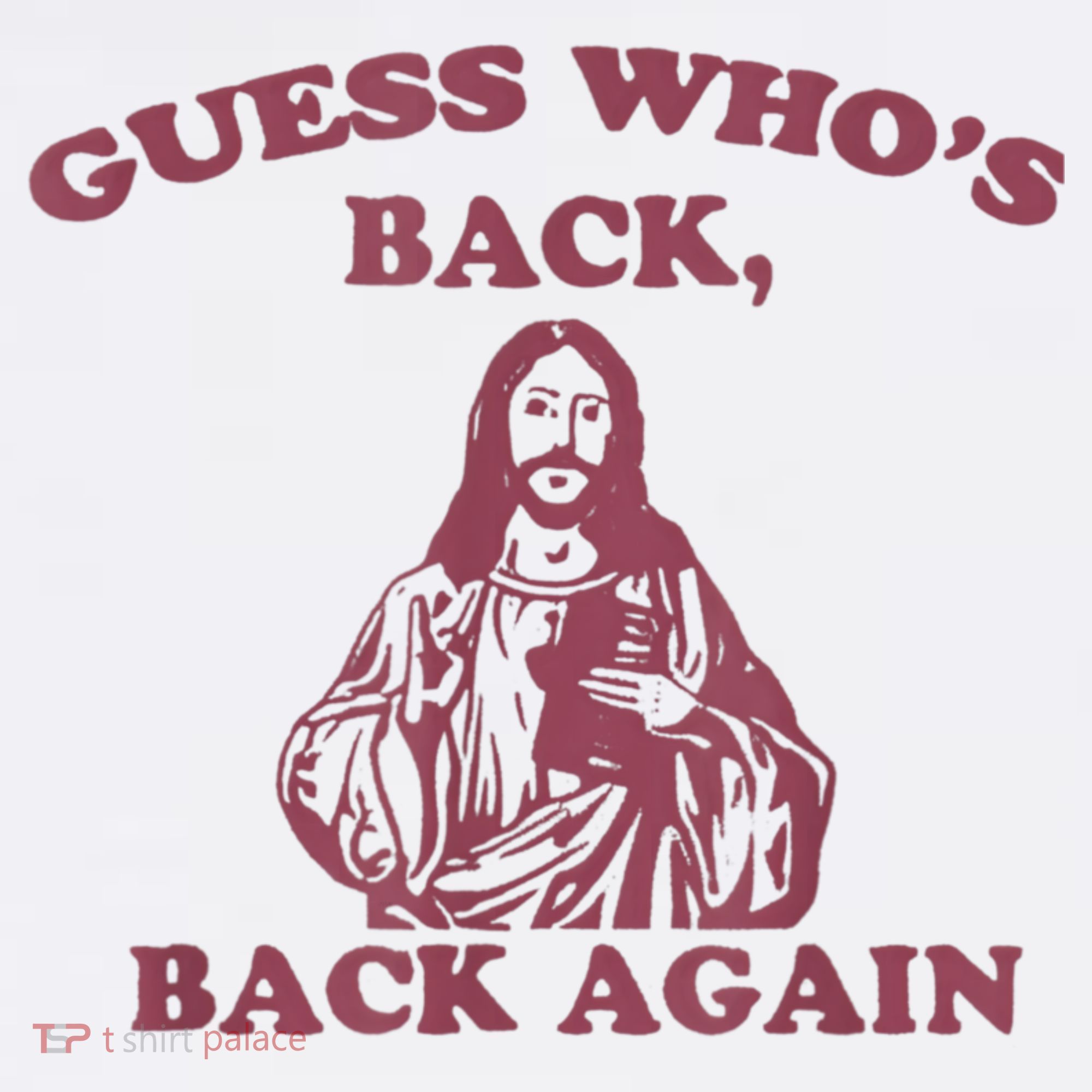 Guess Who's Back? Back Again Happy Easter! Jesus Christ Apron
