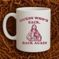 Guess Who's Back? Back Again Happy Easter! Jesus Christ Coffee Mug thumb 2