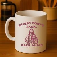 Guess Who's Back? Back Again Happy Easter! Jesus Christ Coffee Mug thumb 4