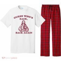 Guess Who's Back? Back Again Happy Easter! Jesus Christ Pajama Set thumb 0