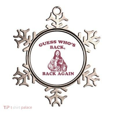 Guess Who's Back? Back Again Happy Easter! Jesus Christ Ornament