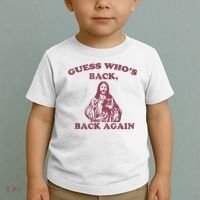 Guess Who's Back? Back Again Happy Easter! Jesus Christ Toddler T-Shirt thumb 2