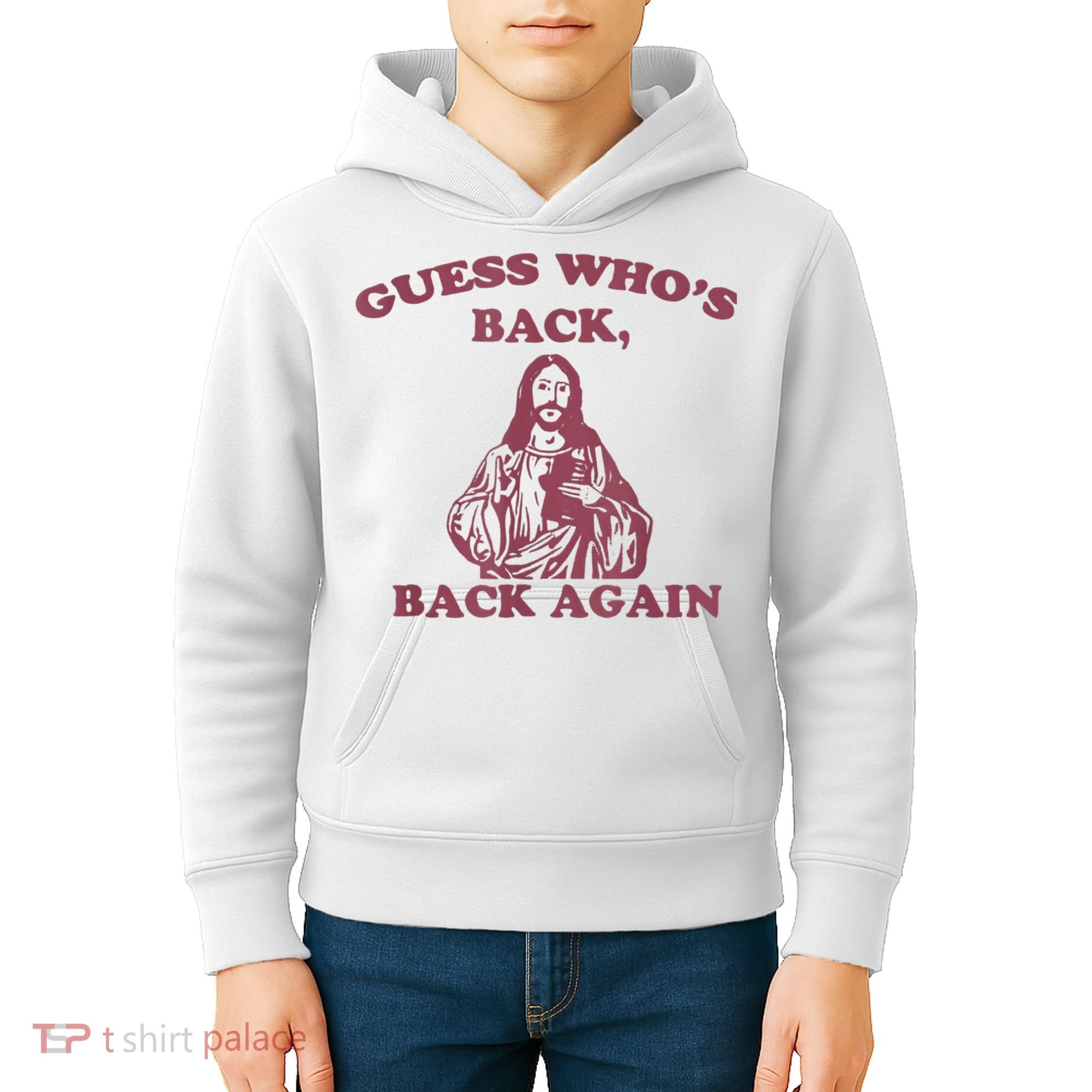 Guess Who's Back? Back Again Happy Easter! Jesus Christ Kids Hoodie