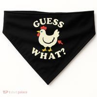 Guess What Chicken.. USA-Made Doggie Bandana thumb 0