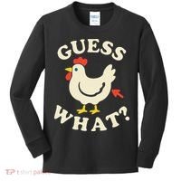 Guess What Chicken.. Kids Long Sleeve Shirt thumb 0
