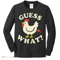 Guess What Chicken.. Kids Long Sleeve Shirt thumb 0