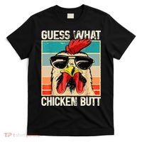 Guess What Chicken Butt Funny Chicken Meme T-Shirt thumb 0