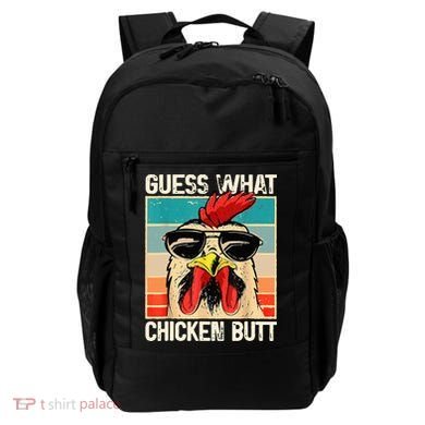 Guess What Chicken Butt Funny Chicken Meme Backpack