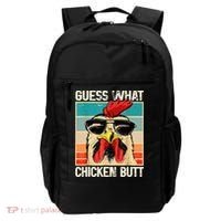 Guess What Chicken Butt Funny Chicken Meme Backpack thumb 0
