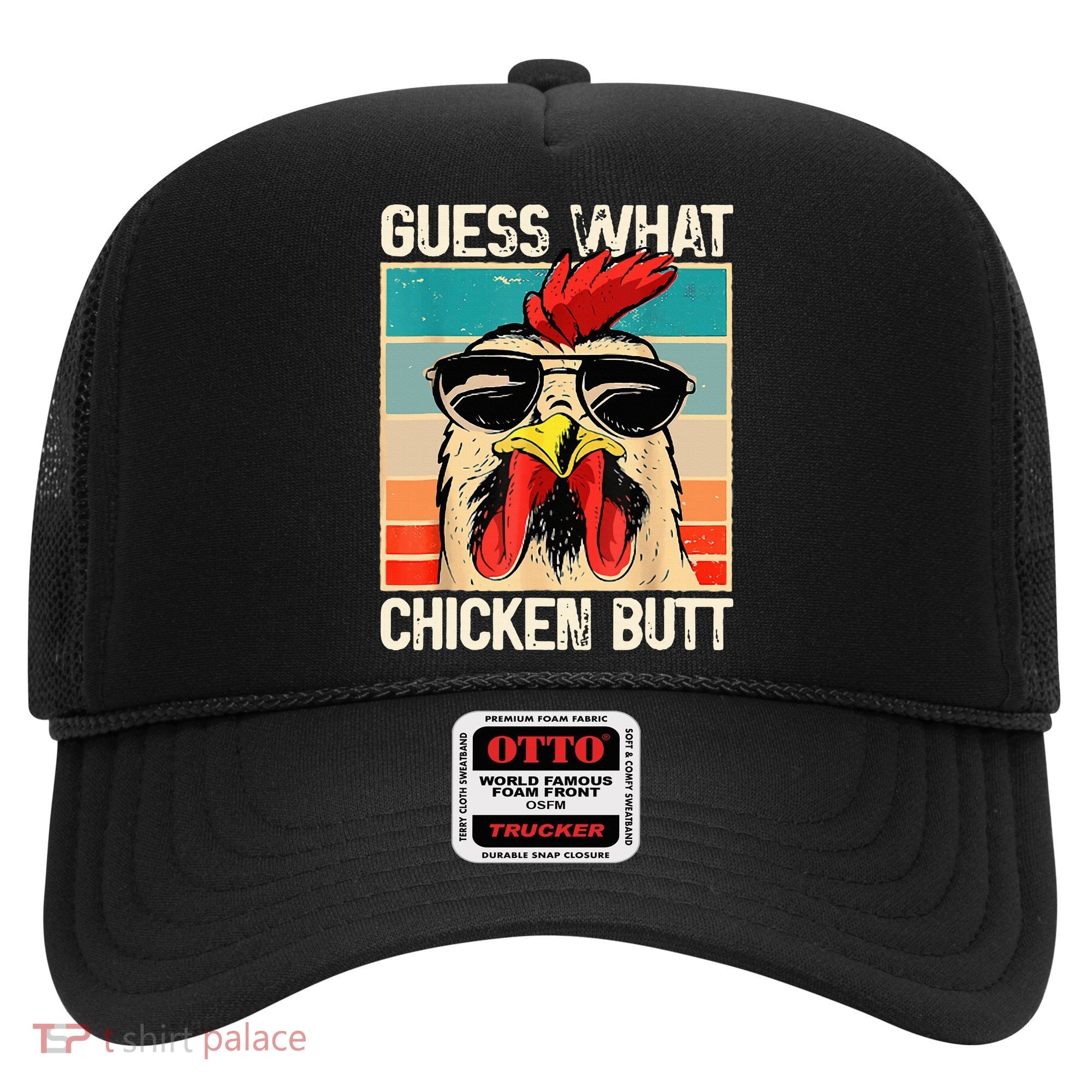 Guess What Chicken Butt Funny Chicken Meme Hat