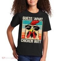 Guess What Chicken Butt Funny Chicken Meme Kids T-Shirt thumb 2