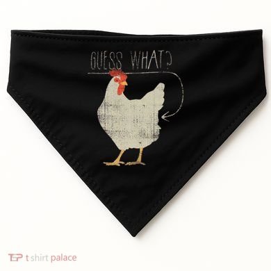 Guess What Chicken Butt USA-Made Doggie Bandana