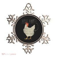 Guess What Chicken Butt Ornament thumb 0