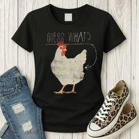 Guess What Chicken Butt Women's T-Shirt thumb 3