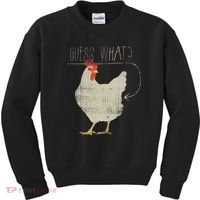 Guess What Chicken Butt Kids Sweatshirt thumb 0