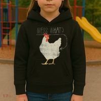 Guess What Chicken Butt Kids Hoodie thumb 3