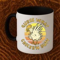 Guess What Chicken Butt Funny Gift Coffee Mug thumb 2