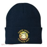 Guess What Chicken Butt Funny Gift Beanie thumb 0