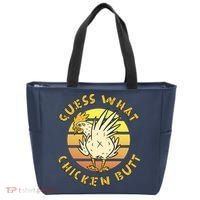 Guess What Chicken Butt Funny Gift Tote Bag thumb 0