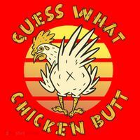 Guess What Chicken Butt Funny Gift Santa Hat thumb 1