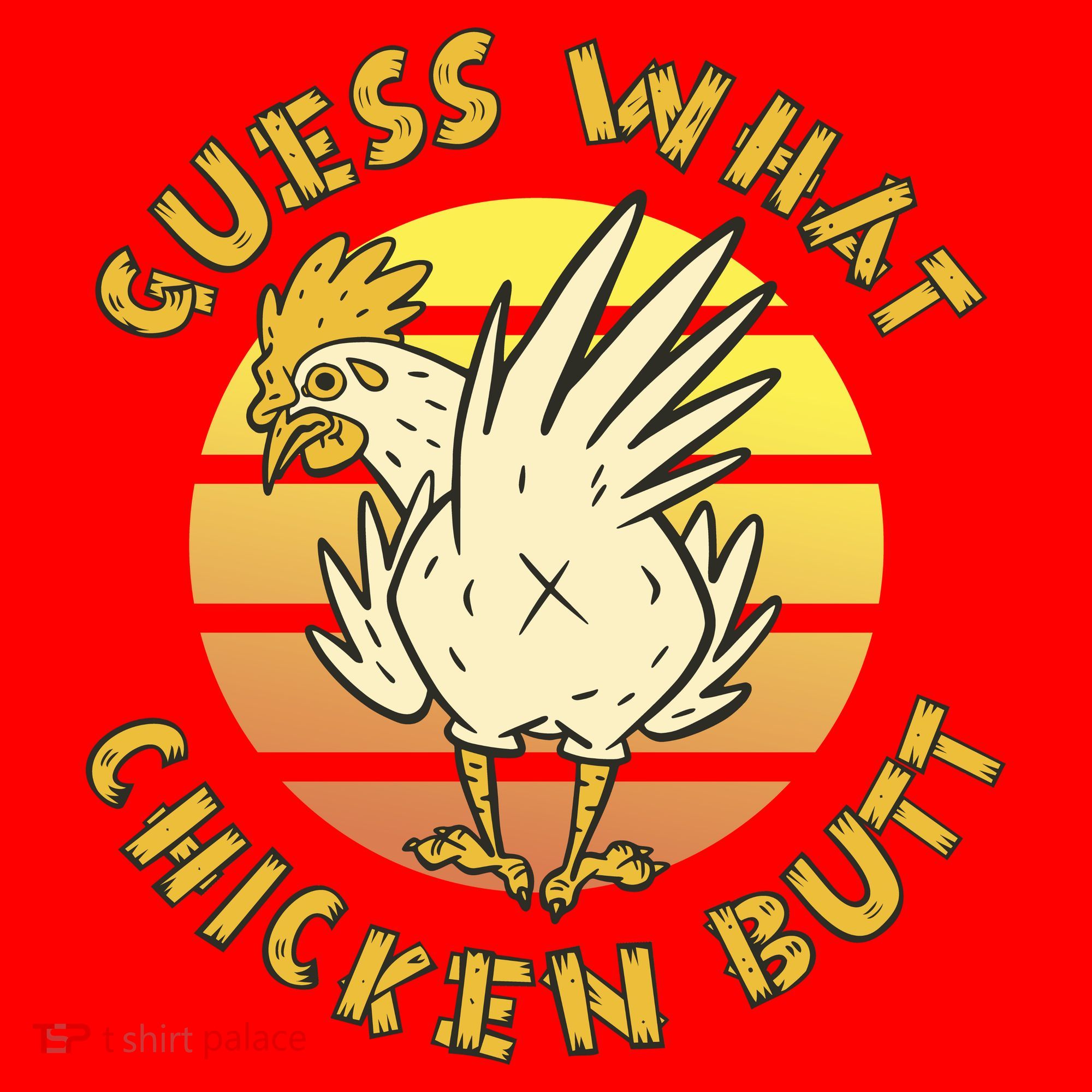 Guess What Chicken Butt Funny Gift Santa Hat