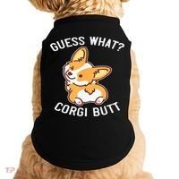 Guess What Corgi Butt Funny Corgi Dog Gift Pun Doggie Tank thumb 0