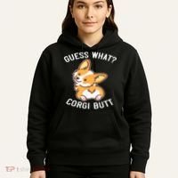 Guess What Corgi Butt Funny Corgi Dog Gift Pun Hoodie thumb 5