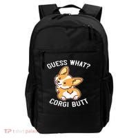 Guess What Corgi Butt Funny Corgi Dog Gift Pun Backpack thumb 0