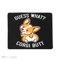 Guess What Corgi Butt Funny Corgi Dog Gift Pun Mousepad thumb 0