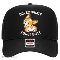 Guess What Corgi Butt Funny Corgi Dog Gift Pun Hat thumb 0