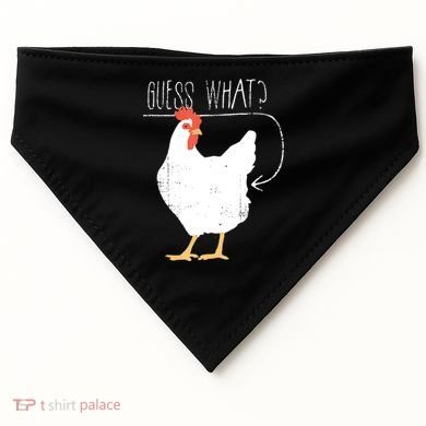 Guess What Chicken Butt USA-Made Doggie Bandana