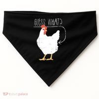 Guess What Chicken Butt USA-Made Doggie Bandana thumb 0