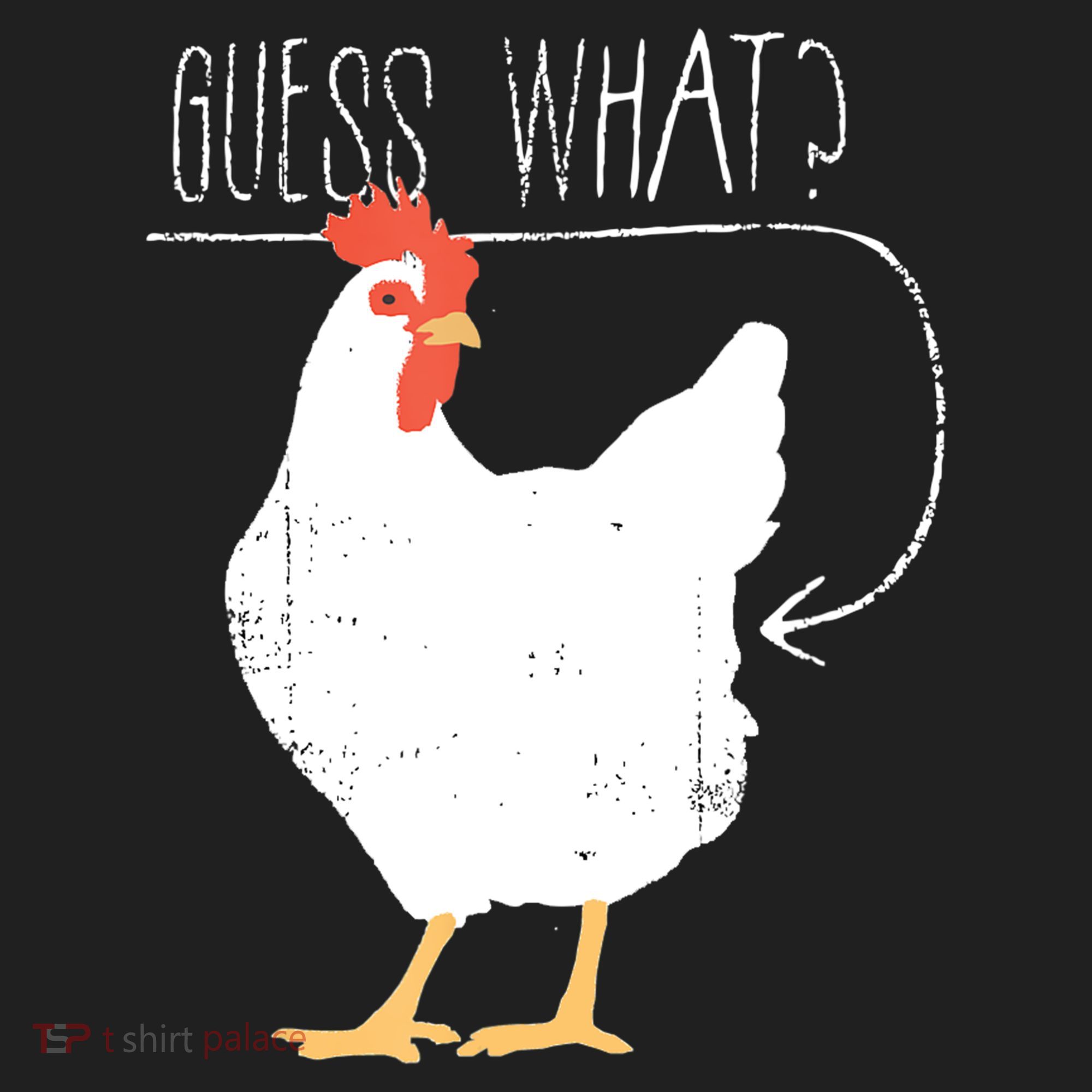Guess What Chicken Butt Golf Towel