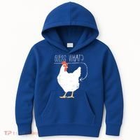 Guess What Chicken Butt Kids Hoodie thumb 0