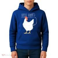 Guess What Chicken Butt Kids Hoodie thumb 4