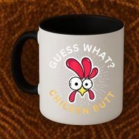 Guess What Chicken Butt Coffee Mug thumb 2