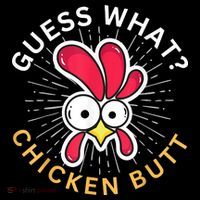 Guess What Chicken Butt Mousepad thumb 1