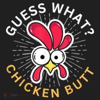 Guess What Chicken Butt Golf Towel thumb 3