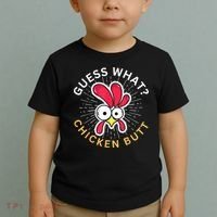 Guess What Chicken Butt Toddler T-Shirt thumb 2