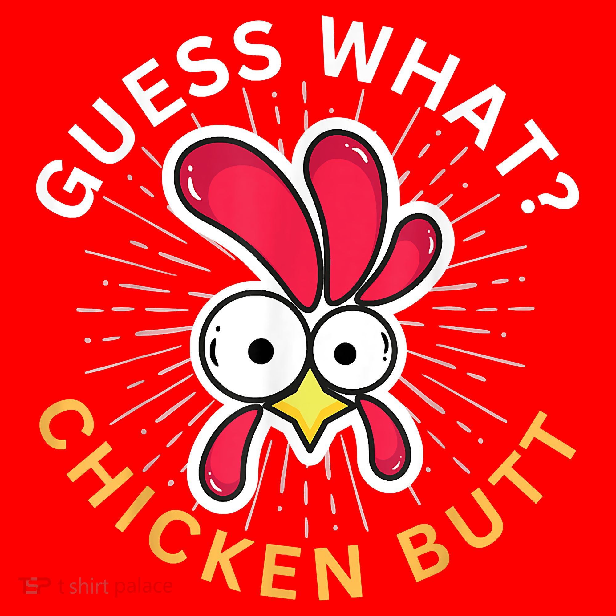 Guess What Chicken Butt Santa Hat
