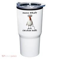 Guess What Chicken Butt Chicken Rooster Meme Funny Costume Tumbler thumb 0