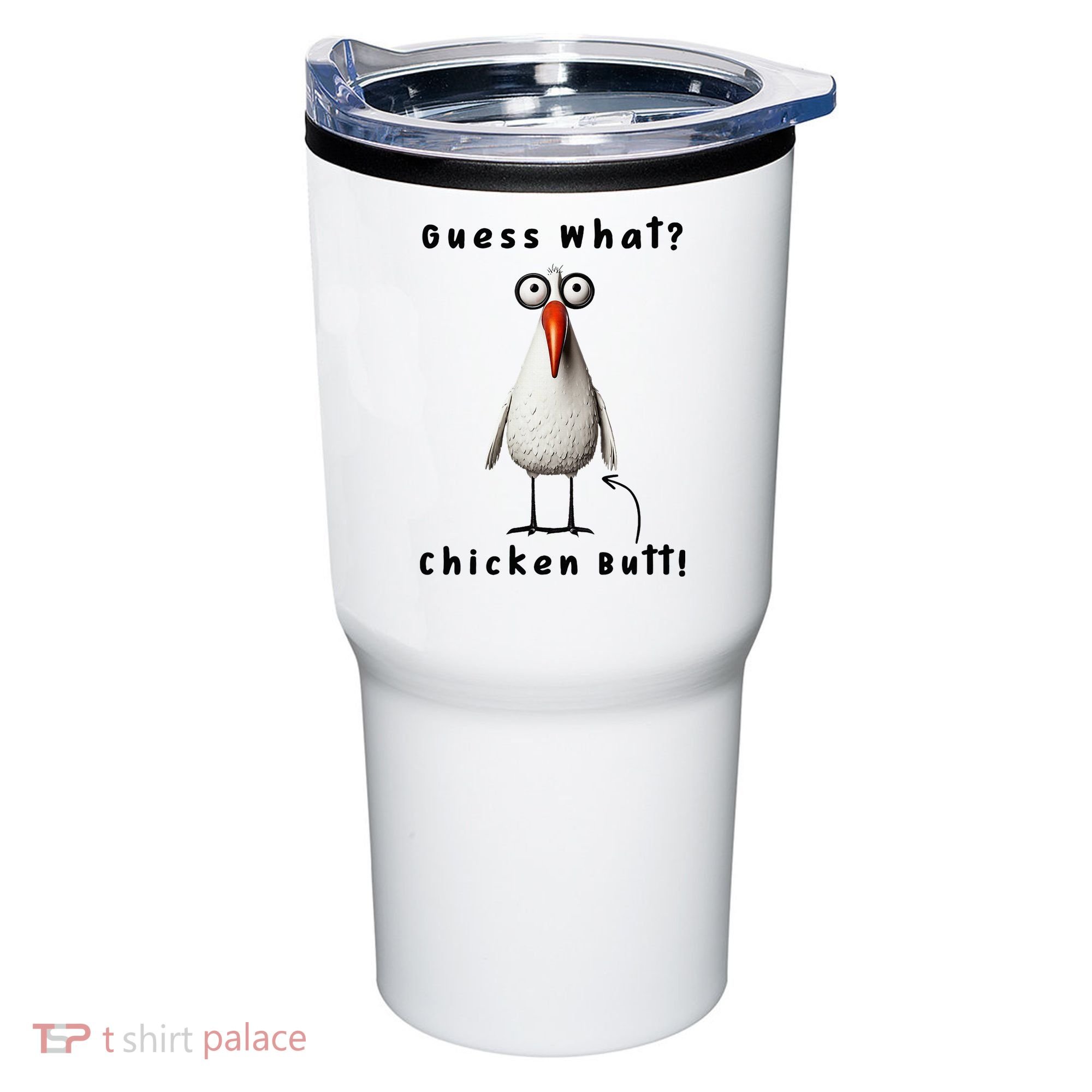 Guess What Chicken Butt Chicken Rooster Meme Funny Costume Tumbler