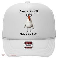 Guess What Chicken Butt Chicken Rooster Meme Funny Costume Hat thumb 0