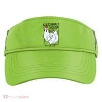 Guess What Chicken Butt Funny Adult Drive Performance Visor thumb 0
