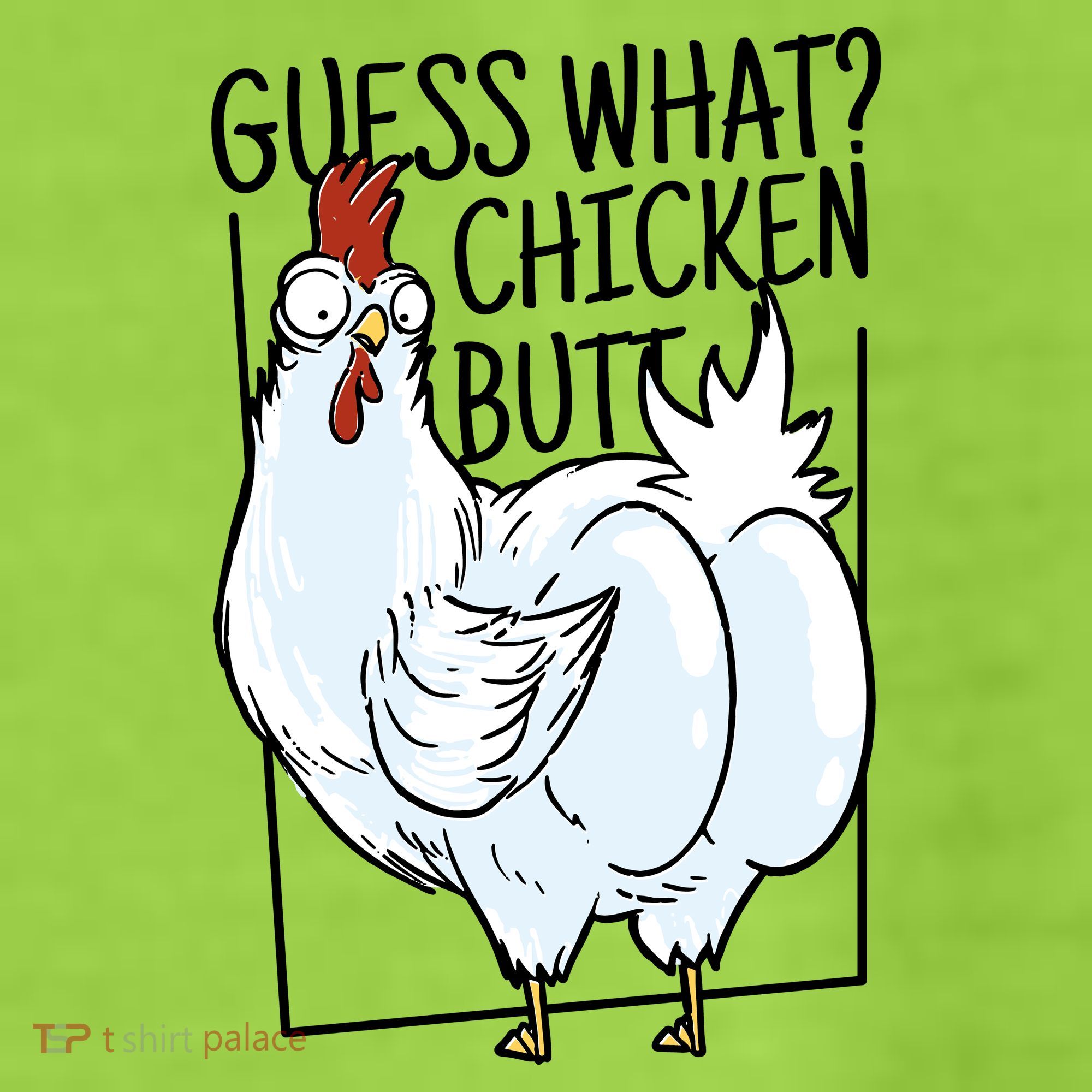 Guess What Chicken Butt Funny Adult Drive Performance Visor