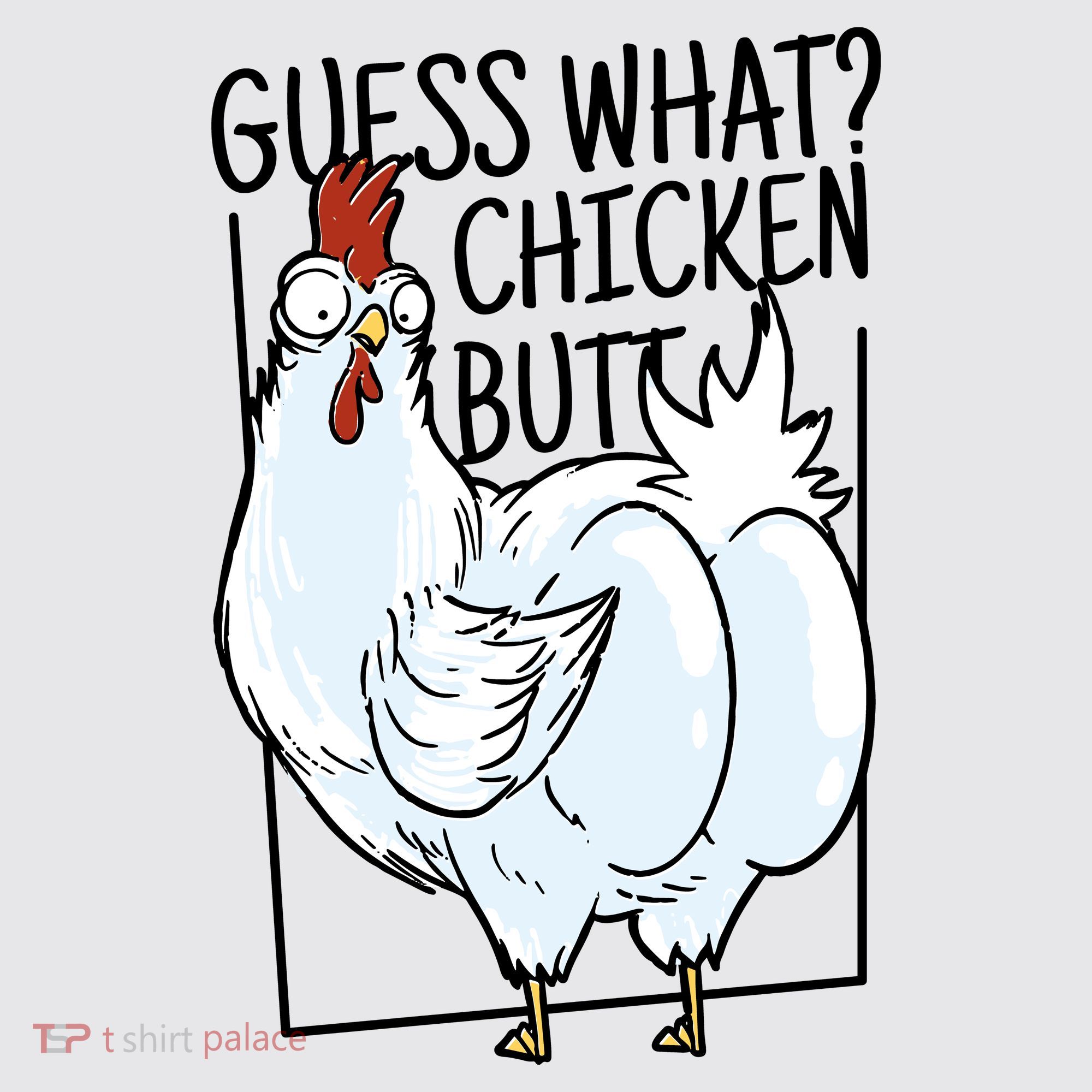 Guess What Chicken Butt Funny Womens Funnel Neck Pullover Hood