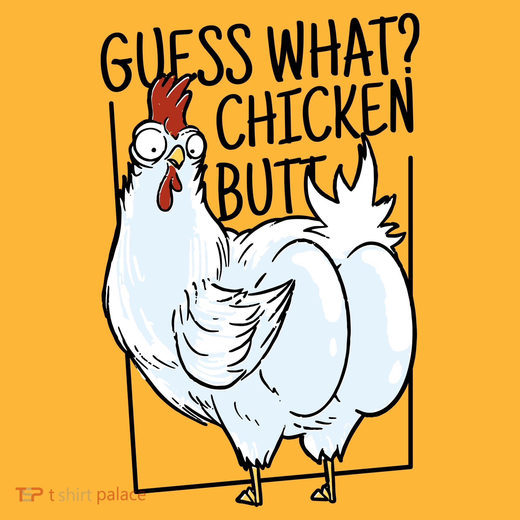 Guess What Chicken Butt Funny Sustainable Knit Beanie