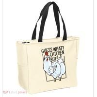 Guess What Chicken Butt Funny Tote Bag thumb 2